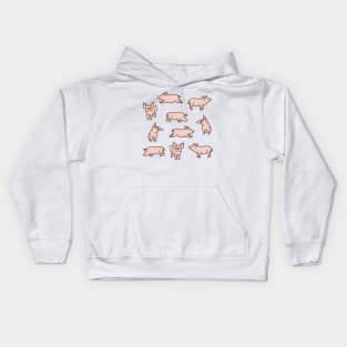 little pigs vibin' Kids Hoodie